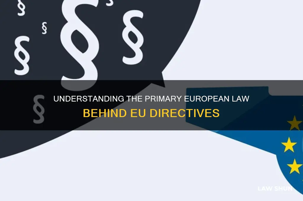 what is the primary european law for the eu directive