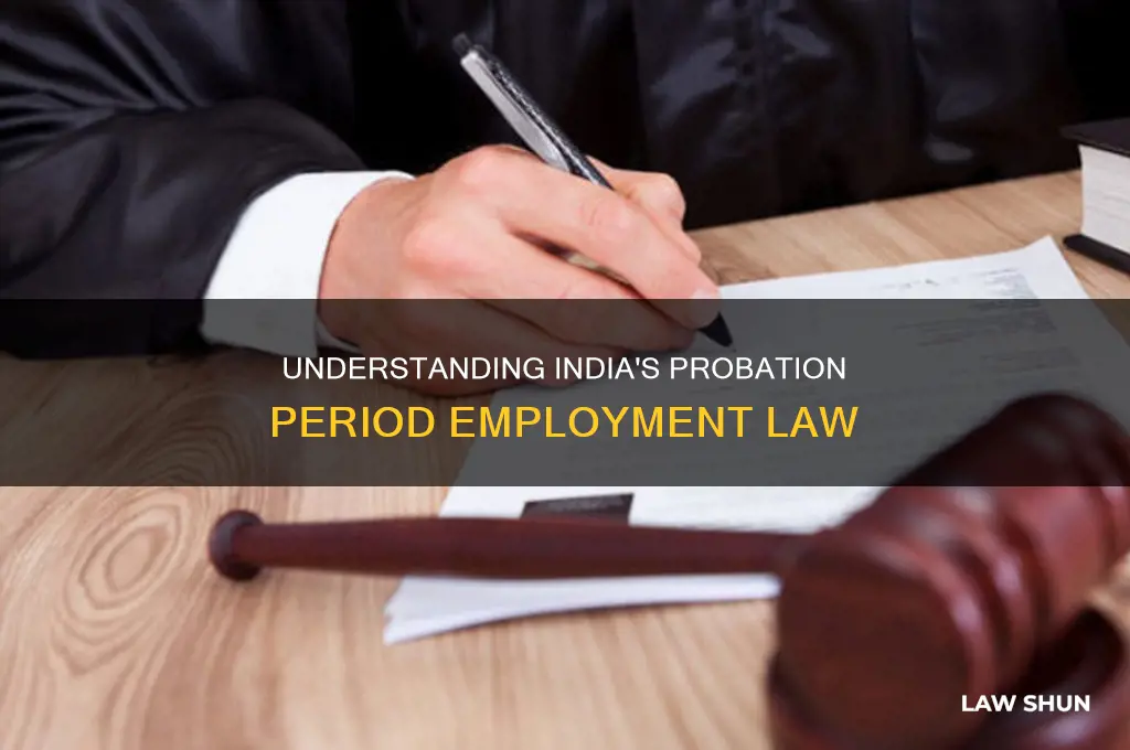 what is the probation period employment law in india
