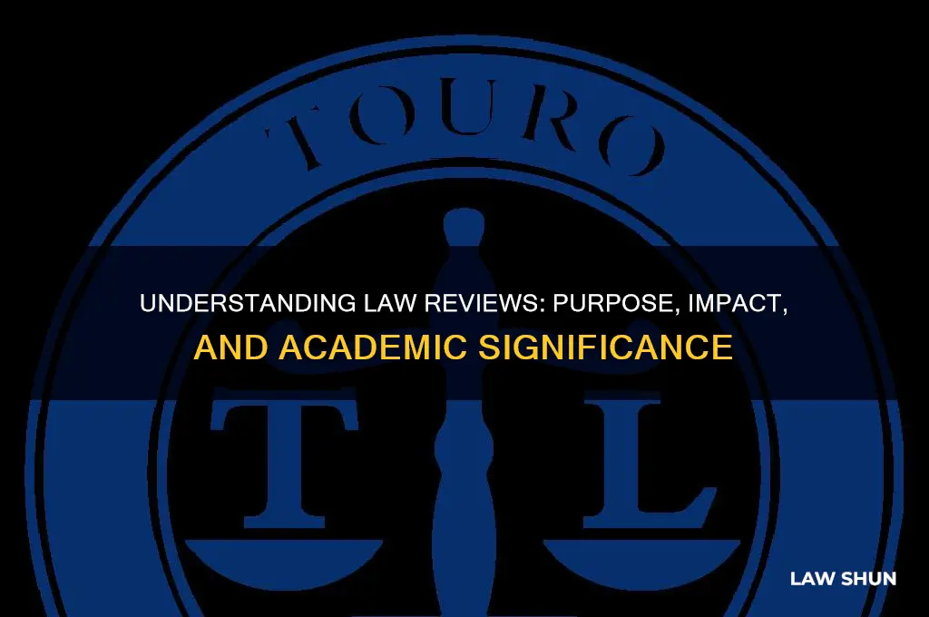what is the purpose of a law review