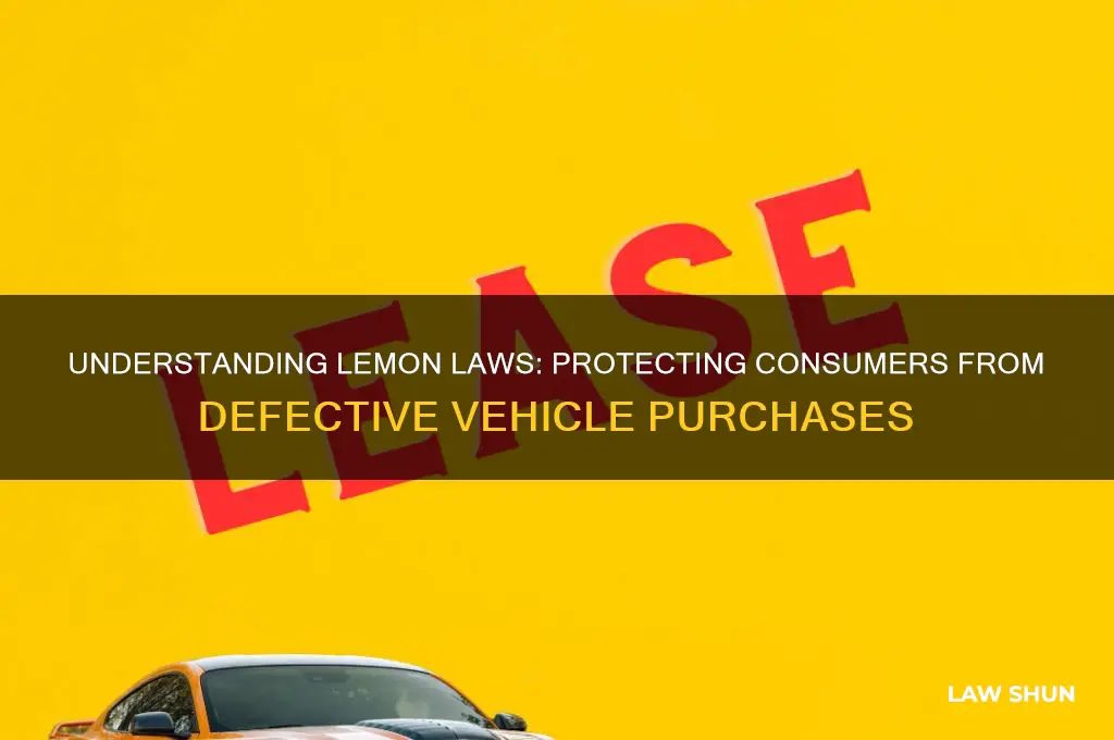 what is the purpose of a lemon law