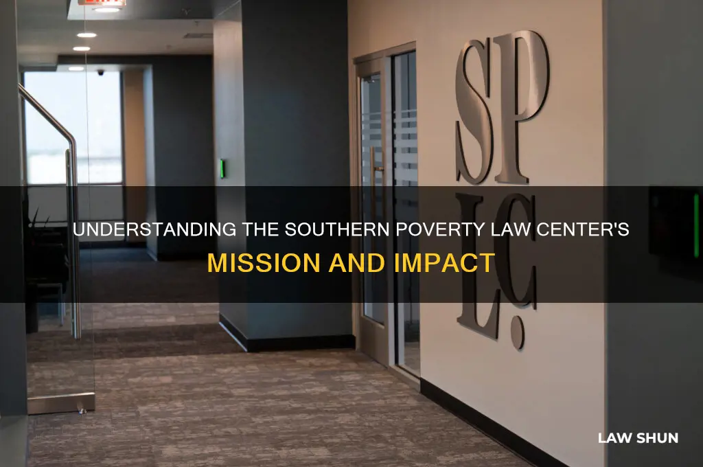 what is the purpose of the southern poverty law center