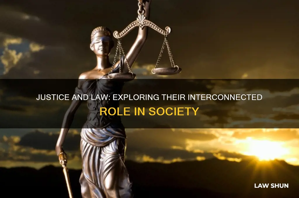 what is the relation of justice and law