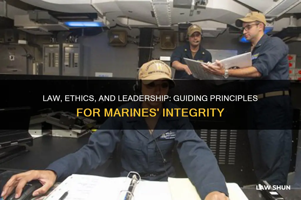 what is the relationship between law and ethics leading marines