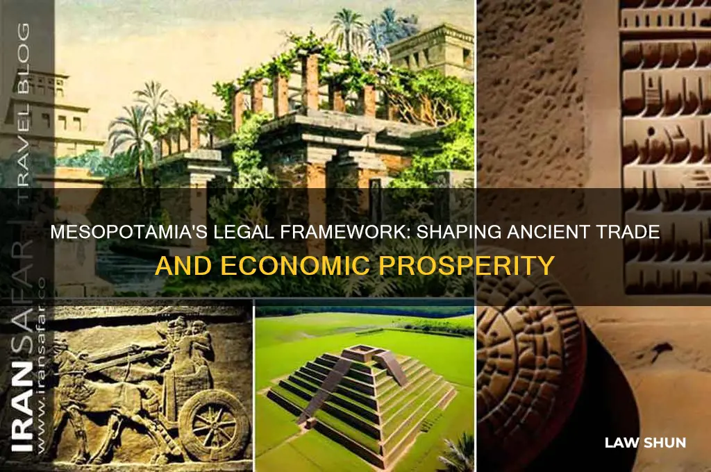what is the relationship between law and trade in mesopotamia