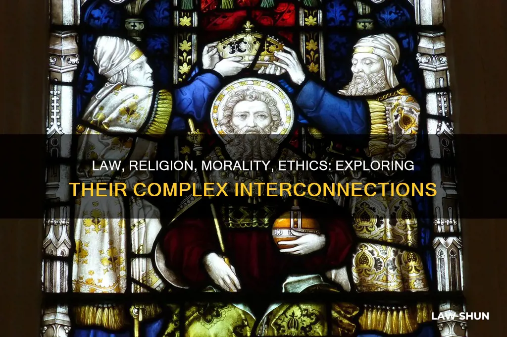 what is the relationship between law religion morality and ethics