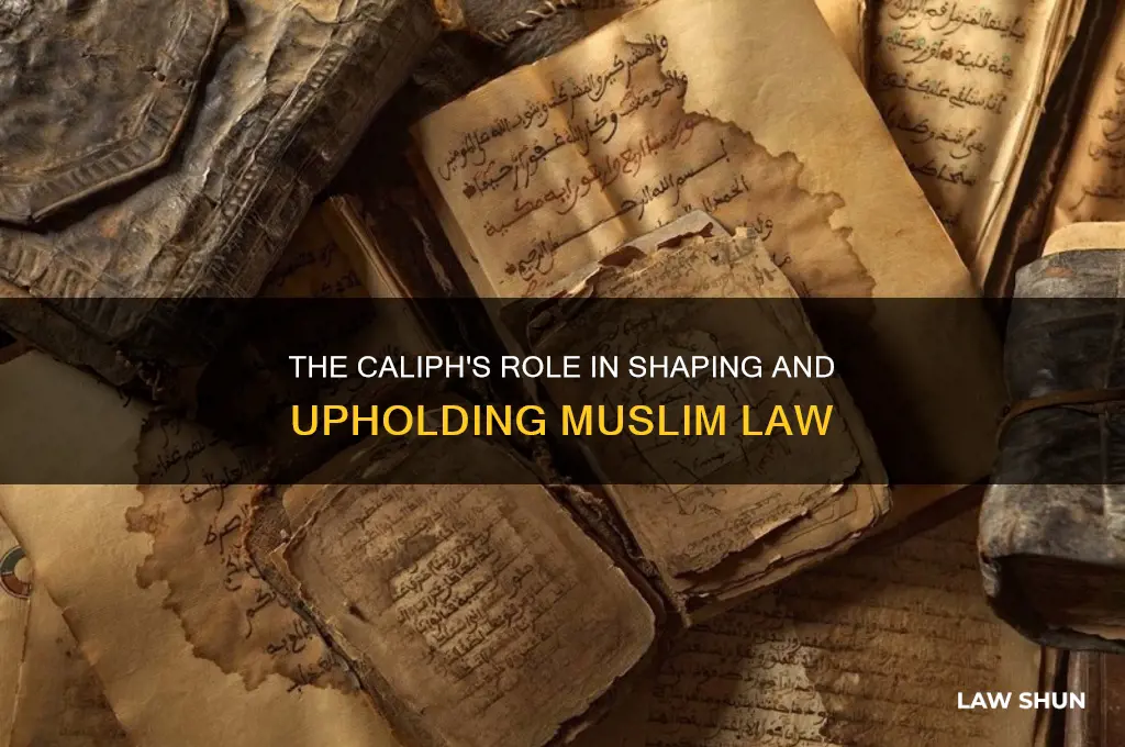 what is the relationship between the caliph and muslim law
