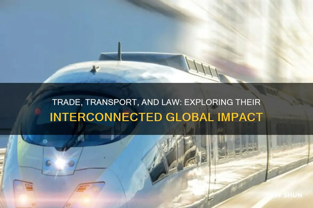 what is the relationship between trade and transport and law