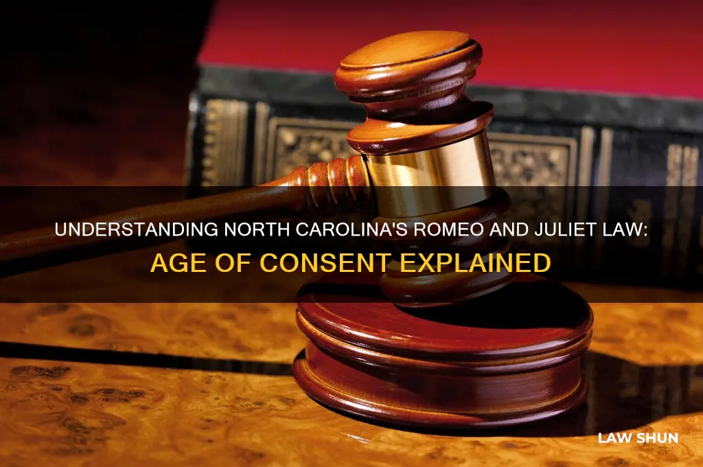 what is the romeo and juliet law in north carolina