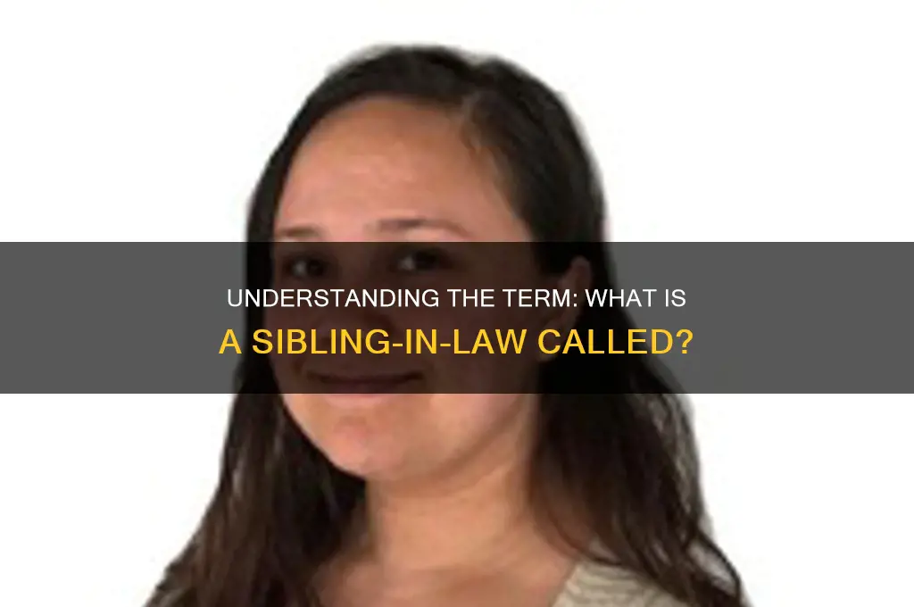 what is the sibling of a child in law cald