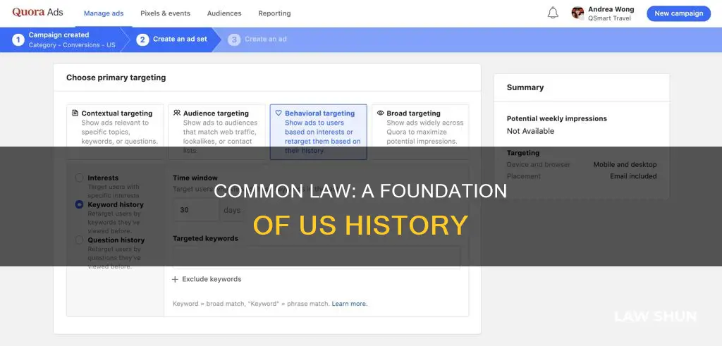 what is the significance of common law in us history