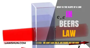 Understanding the Slope of a Line in Beer's Law: A Guide