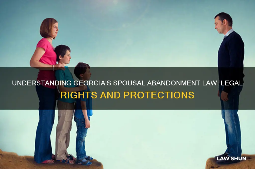 what is the spousal abandonment law in georgia