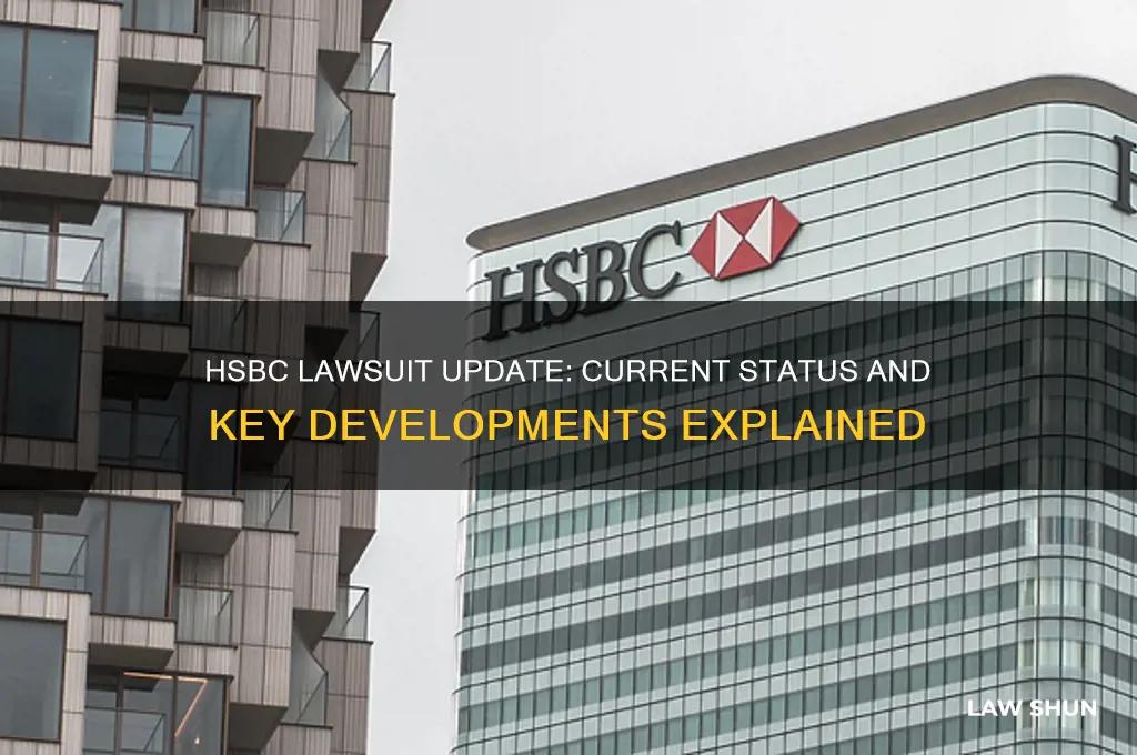 what is the staites of hsbc law suit