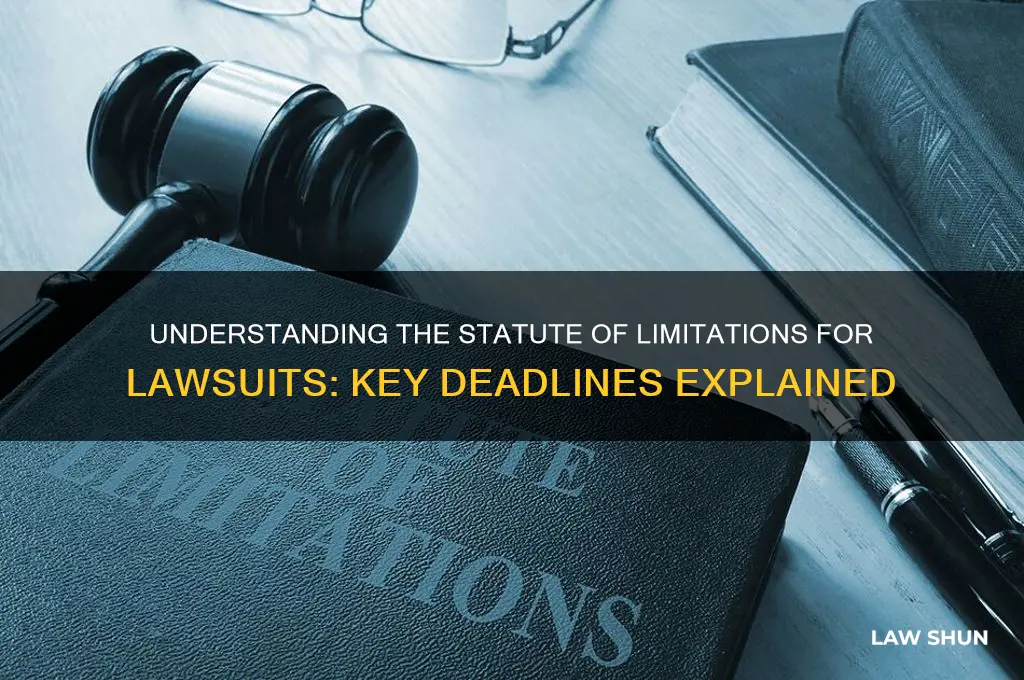 what is the statue of limitations on a law suit