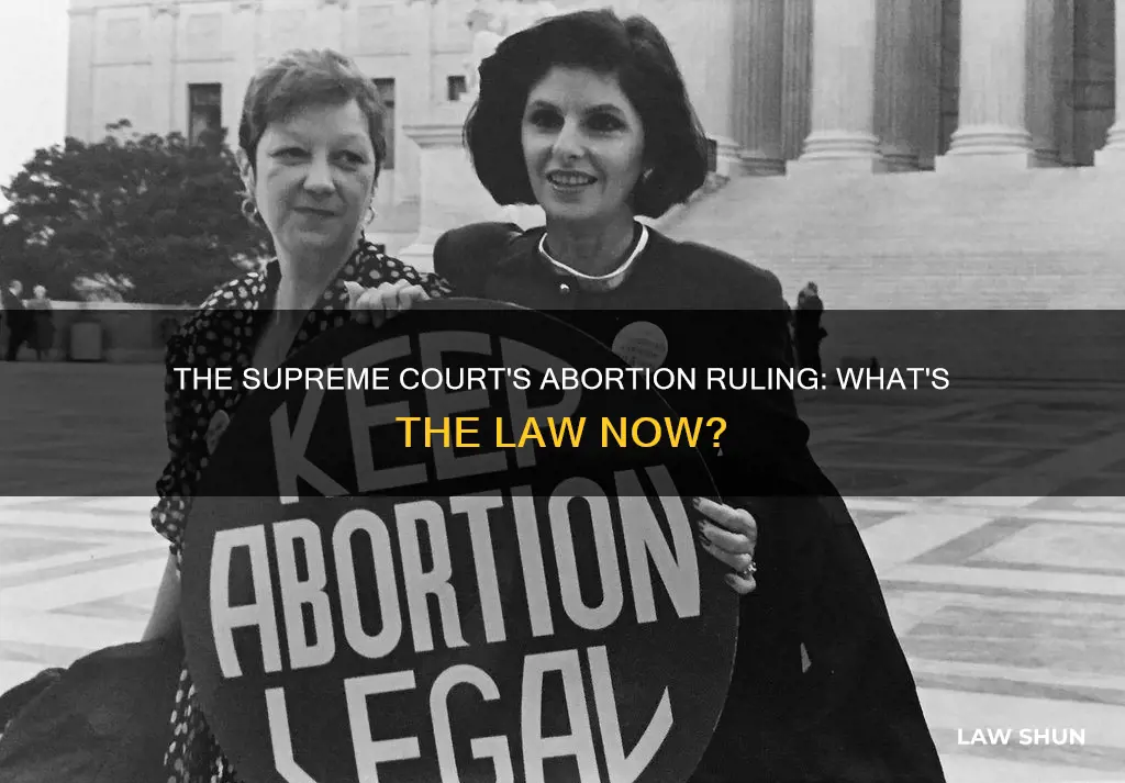 what is the supreme court law on abortion