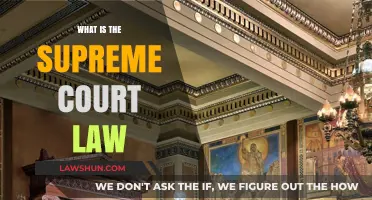 Understanding the Supreme Court Law: Powers, Role, and Impact