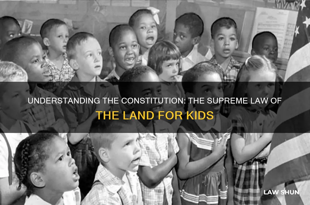 what is the supreme law of the land for kids