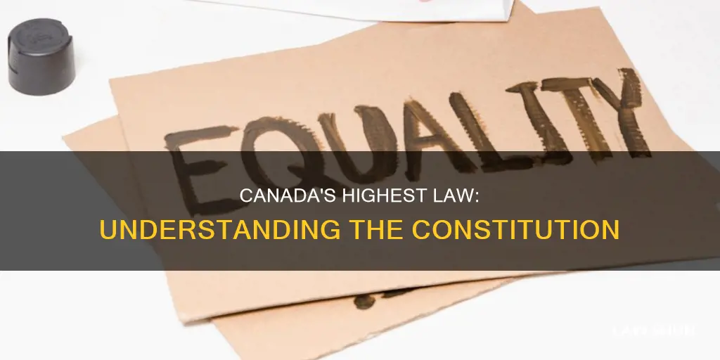what is the supreme law of the land in canada