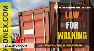Walking with Alcohol in Tennessee: Open Container Law Explained