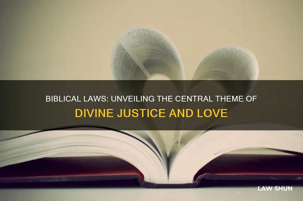 what is the theme of the laws in the bible