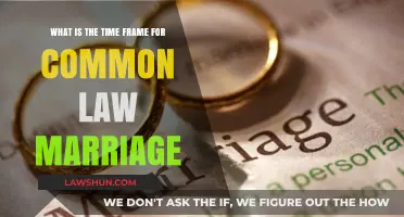 Understanding Common Law Marriage Timeframes