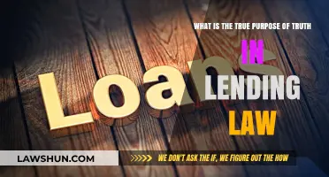 Unveiling the True Purpose of Truth in Lending Law