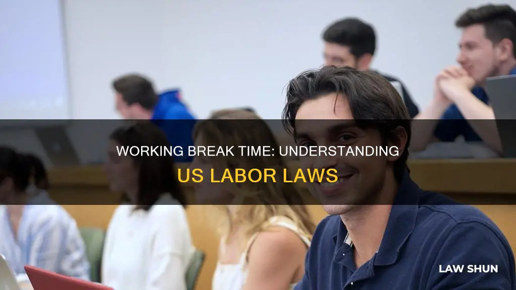 what is the us law on working break time