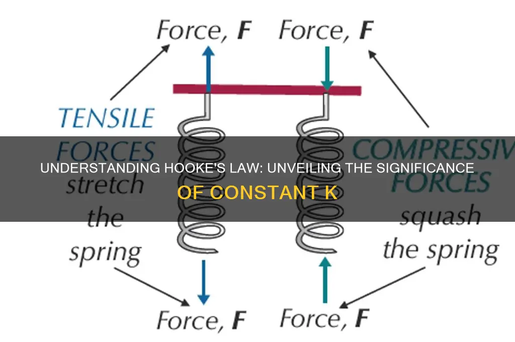 what is the value of k in hooke