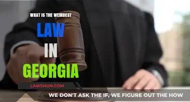 Georgia's Oddest Law: Uncovering the State's Strangest Legal Quirk