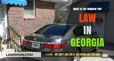 Georgia Window Tint Law: Understanding Legal Limits and Regulations