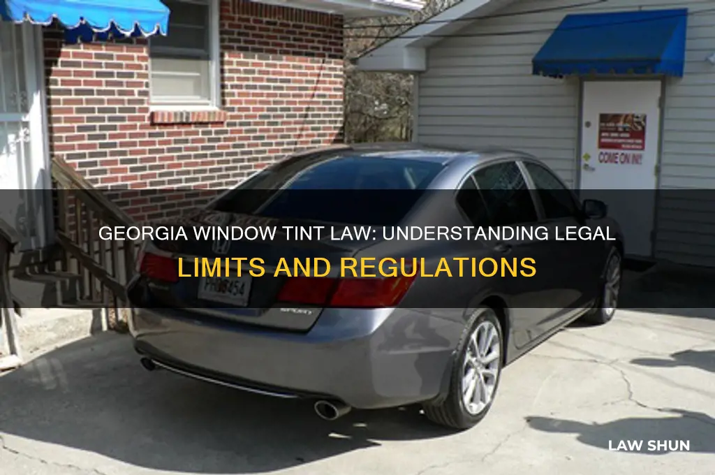 what is the window tint law in georgia
