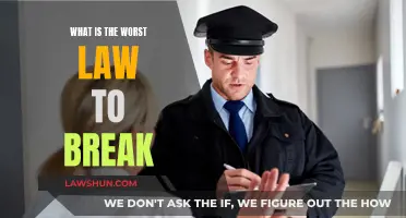 Laws You Should Never Break: Understanding the Consequences