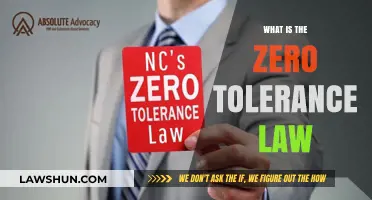Understanding Zero Tolerance: A Comprehensive Guide to the Law