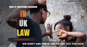 Understanding UK Law: What Constitutes Threatening Behaviour?