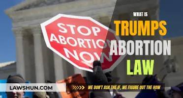 Trump's Abortion Law: A Controversial Move