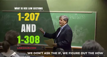 Understanding UCC Law: Sections 1-207 and 1-308 Explained