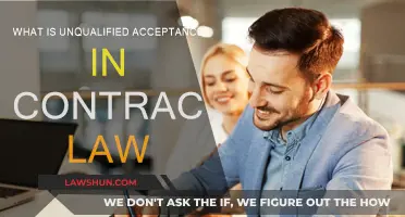 Unqualified Acceptance: Understanding Contract Law Basics