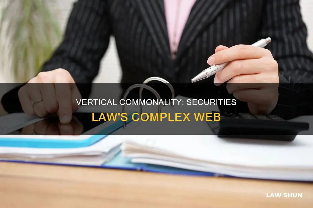 what is vertical commonality in securities law