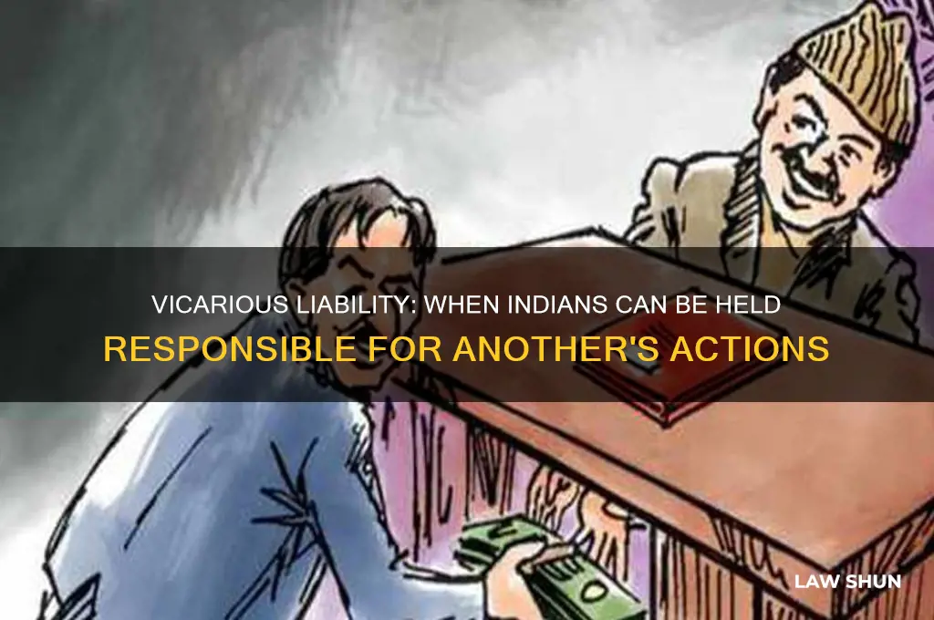 what is vicarious liability in indian law