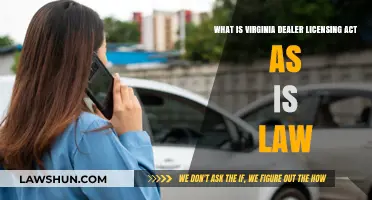 Virginia Dealer Licensing Act: Understanding 'As Is' Law