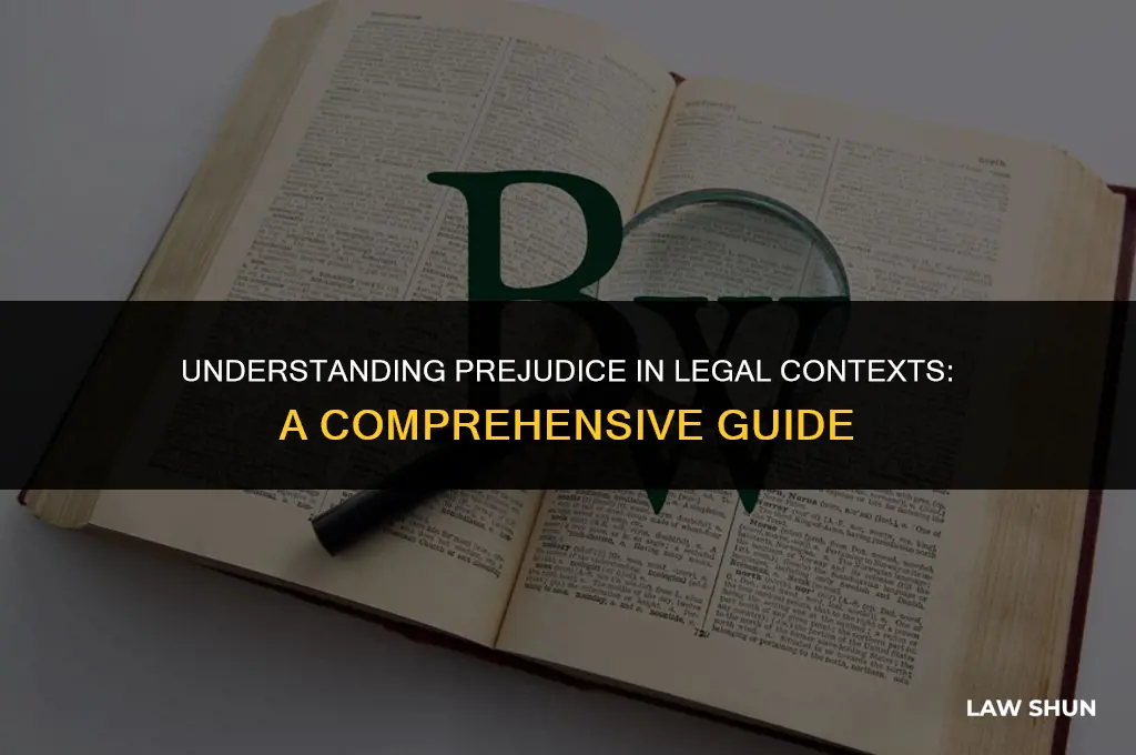 what is with prejudice in law