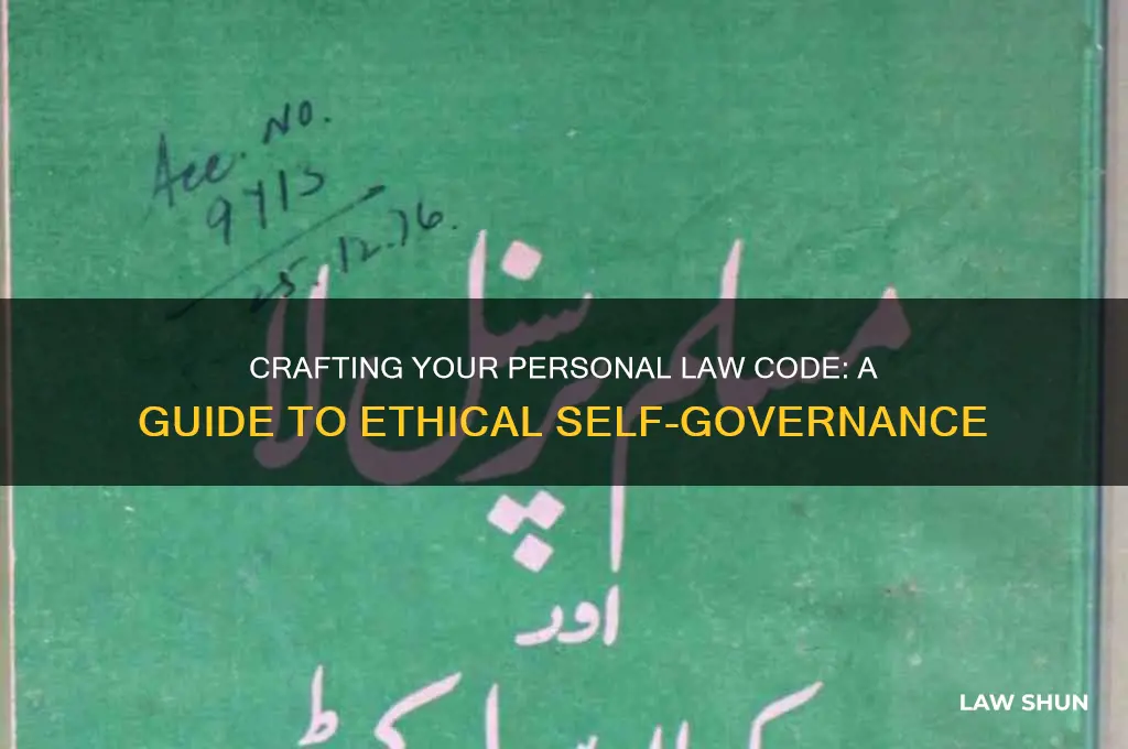 what is your own law code