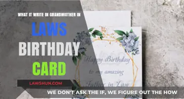 Heartfelt Birthday Wishes for Your Grandmother-in-Law: What to Write
