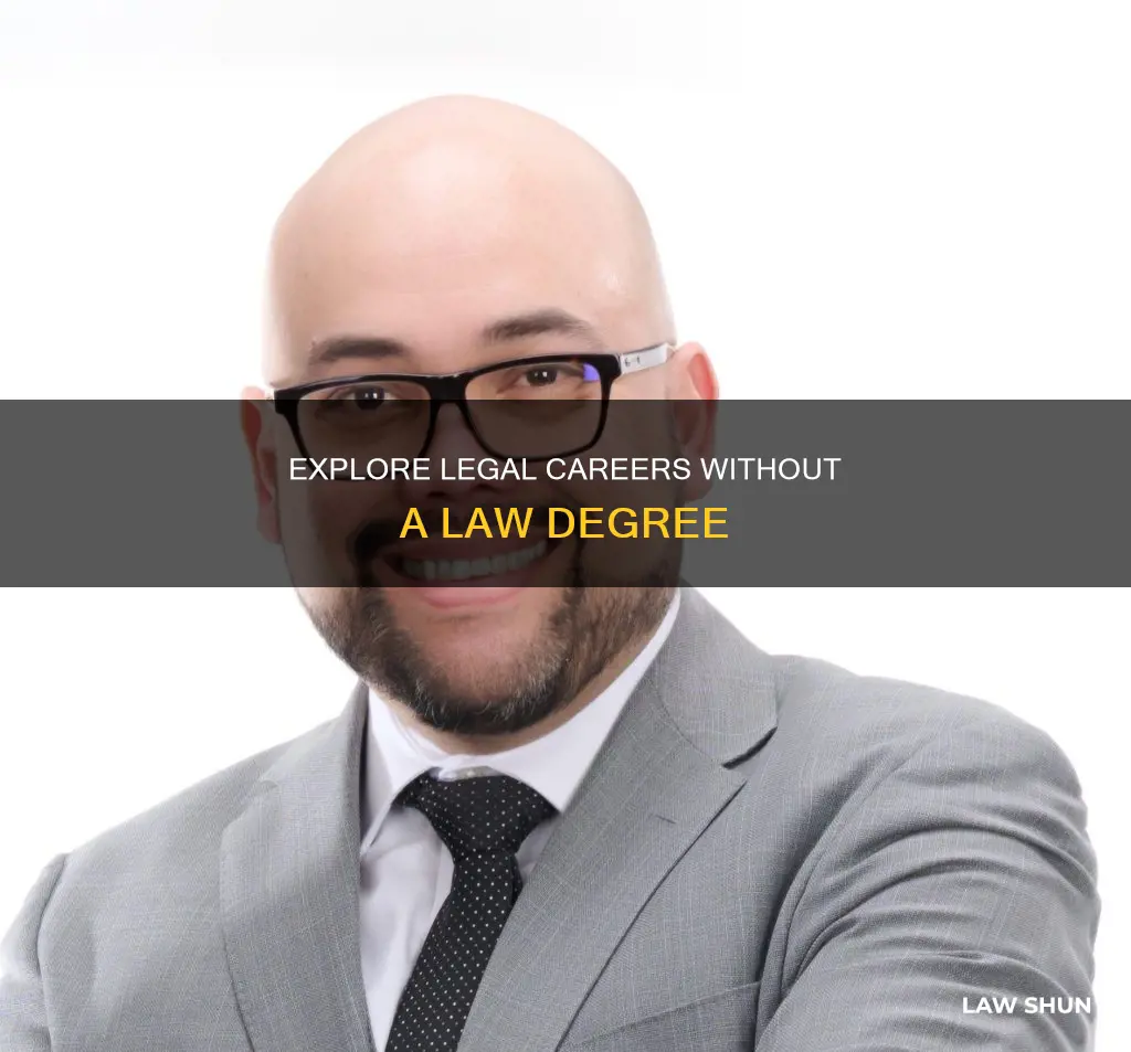 what job can i do without law degree