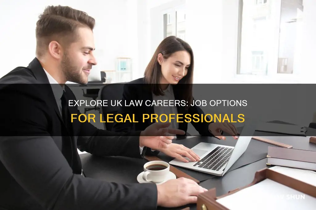 what jobs are there in law uk
