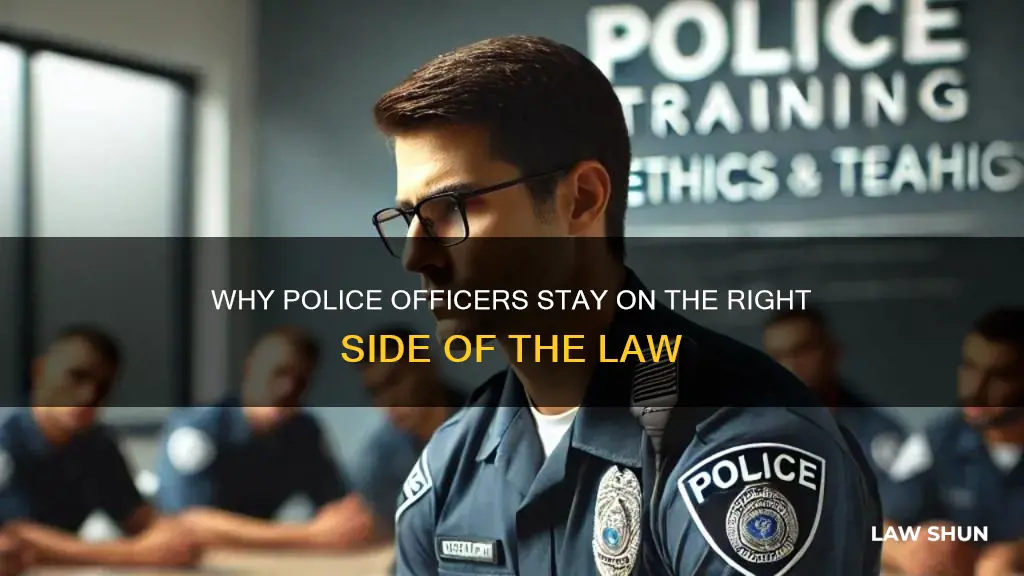 what keeps plice officers from breaking the law