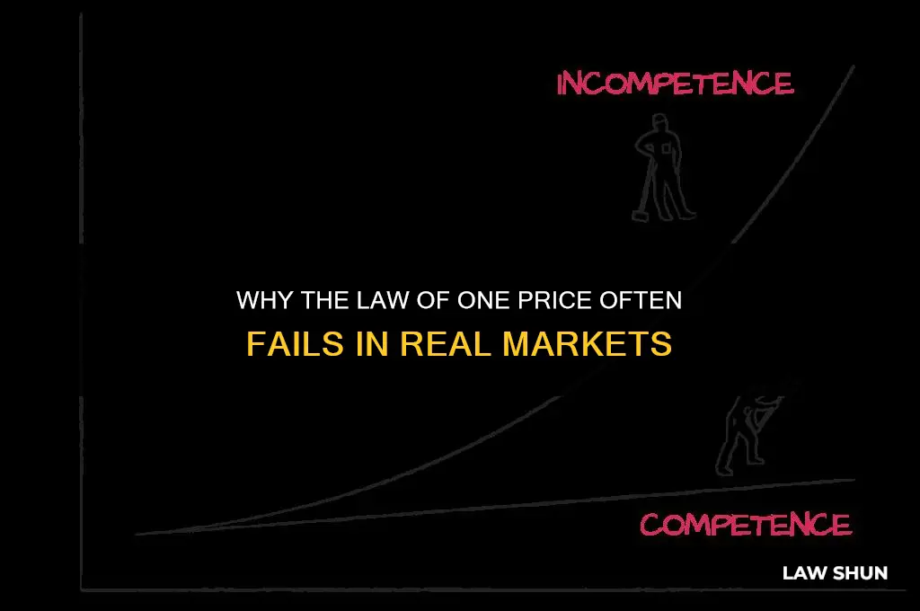 what keeps the law of one price from holding exactly