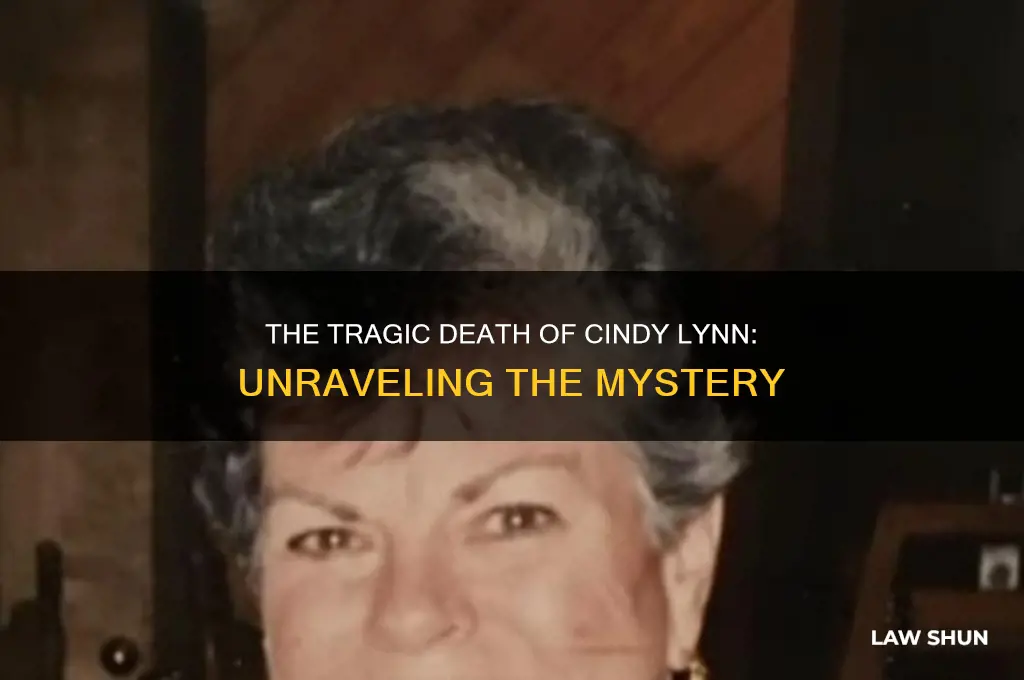 what killed cindy lynn daughter in law of loretta lyn