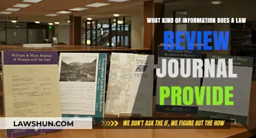 Understanding Law Review Journals: Insights, Analysis, and Legal Scholarship