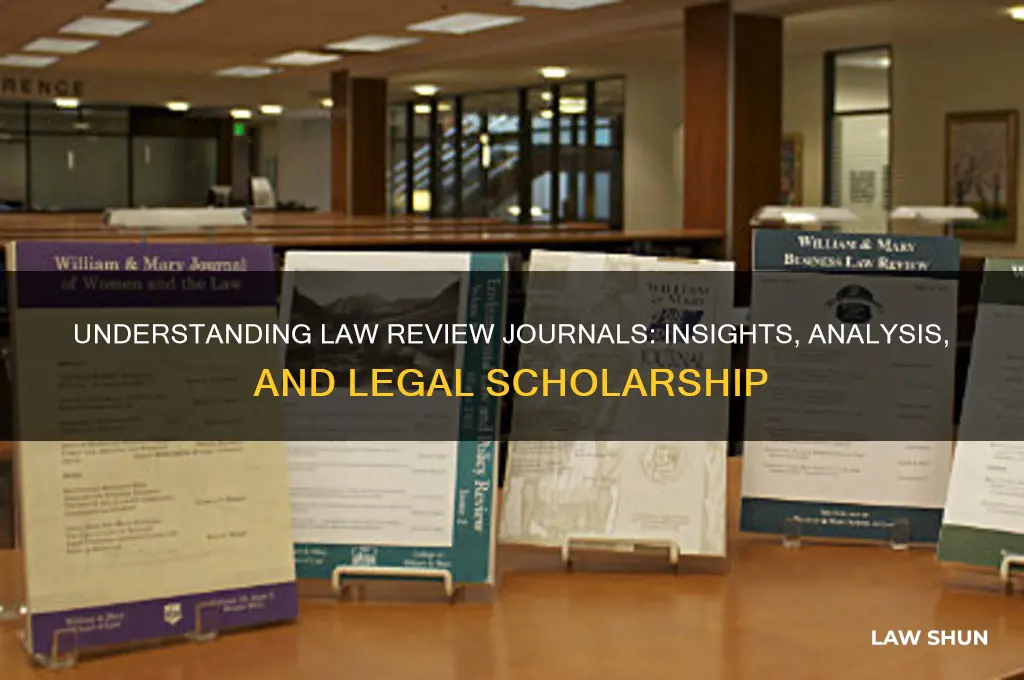 what kind of information does a law review journal provide